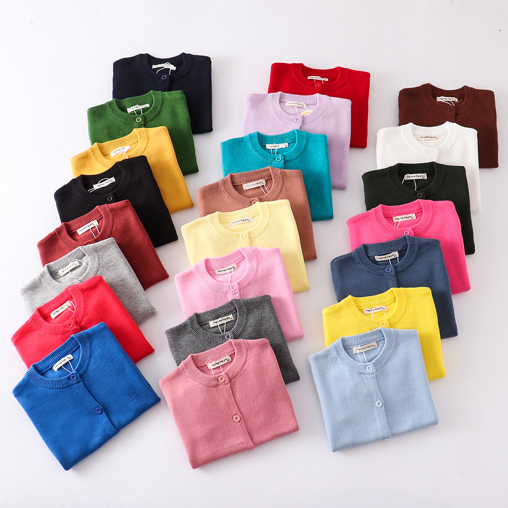 Knit Cardigan Infant - Kardigan anak-anak untuk anak perempuan 70-150cm
