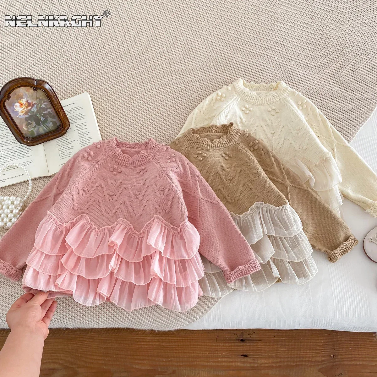 Baby Clothing Japan - Sweter Atasan Modis Bayi Perempuan Anak-anak