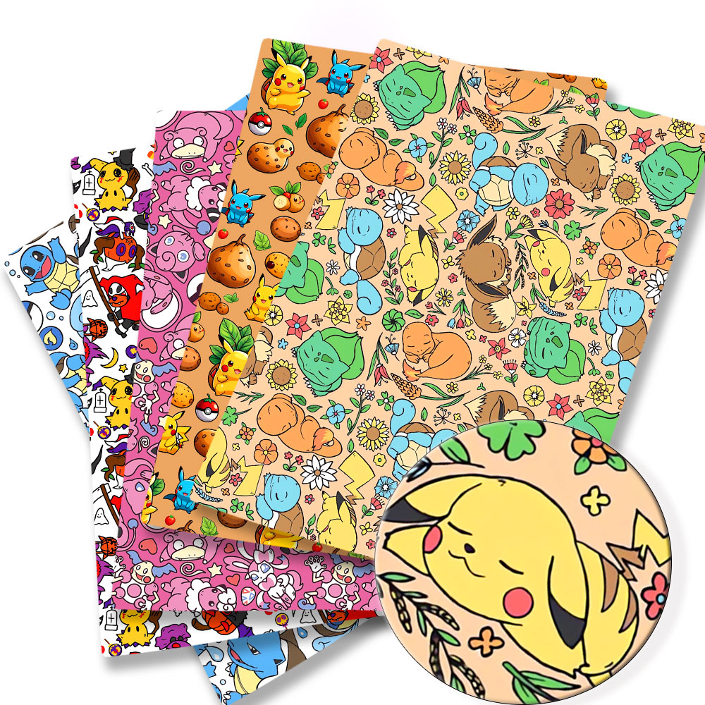 Baby Clothing Japan - Pokemon kartun kain 140*50cm buatan tangan