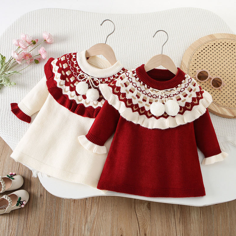 Gaun Rajutan Anak Perempuan Ga - Baby Clothing Line ulasan dan harga