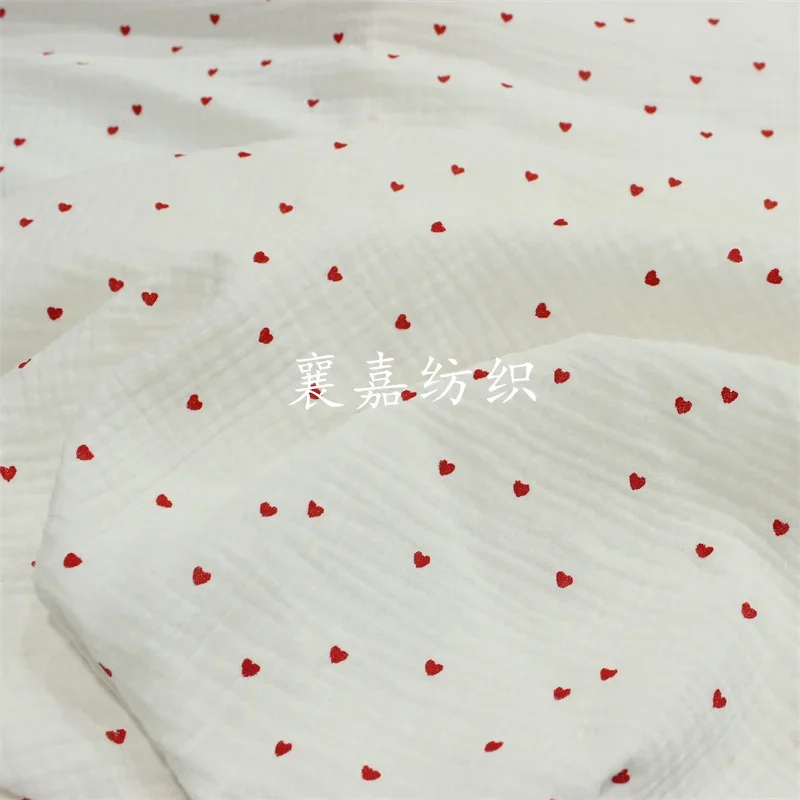 Kain Katun Bayi Bermotif Hati  - Baby Clothing For Sleep ulasan dan harga