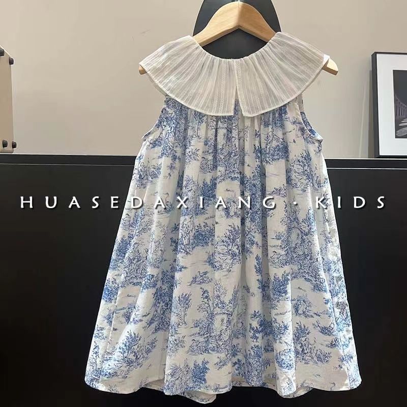 Gaun Anak Perempuan Retro Kera - Baby Clothing Line ulasan dan harga