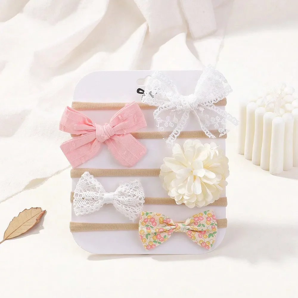 5 Buah/Set Ikat Kepala Elastis - Newborn Gift Set ulasan dan harga