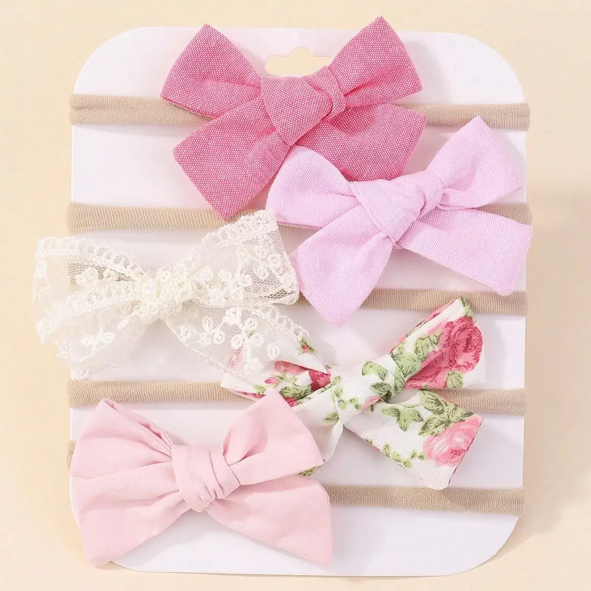 5 Buah/Set Ikat Kepala Elastis - Newborn Gift Set ulasan dan harga
