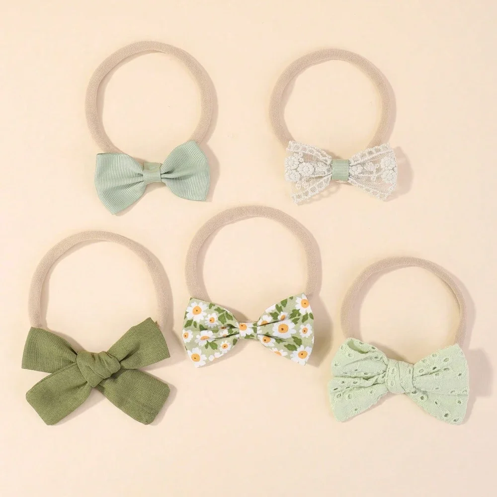 5 Buah/Set Ikat Kepala Elastis - Newborn Gift Set ulasan dan harga