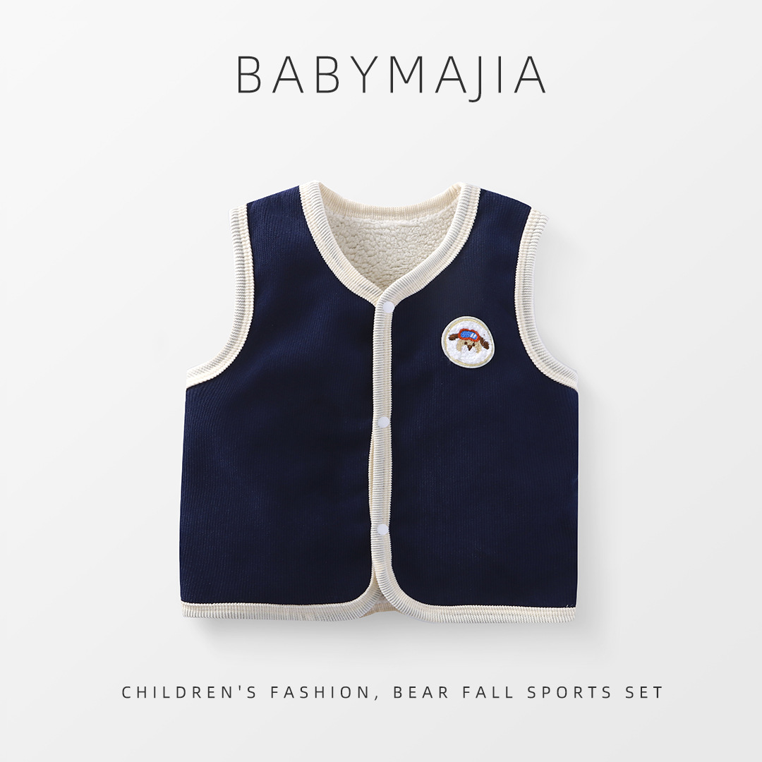 Rompi Anak-anak Tebal Berlapis - Knit Cardigan Infant ulasan dan harga