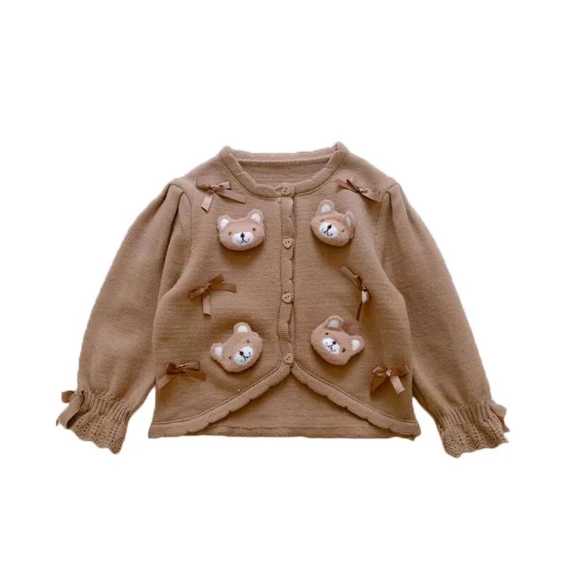 Sweater anak perempuan bayi pe - Knit Cardigan Infant ulasan dan harga